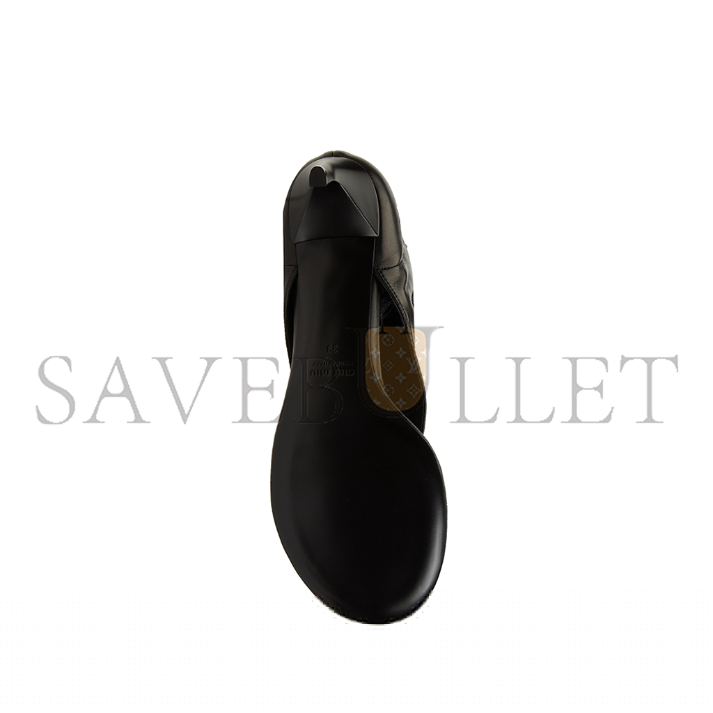 M1v M1v stretch nappa leather thong boots